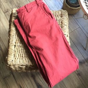 Boys’ Red/Terra Cotta Cotton Pants
